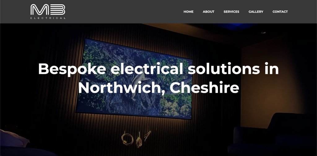 MB Electrical website